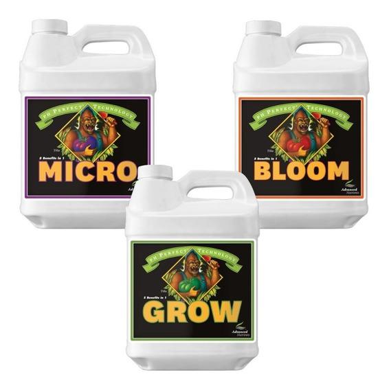 TRIPACK GROW MICRO BLOOM 4 L