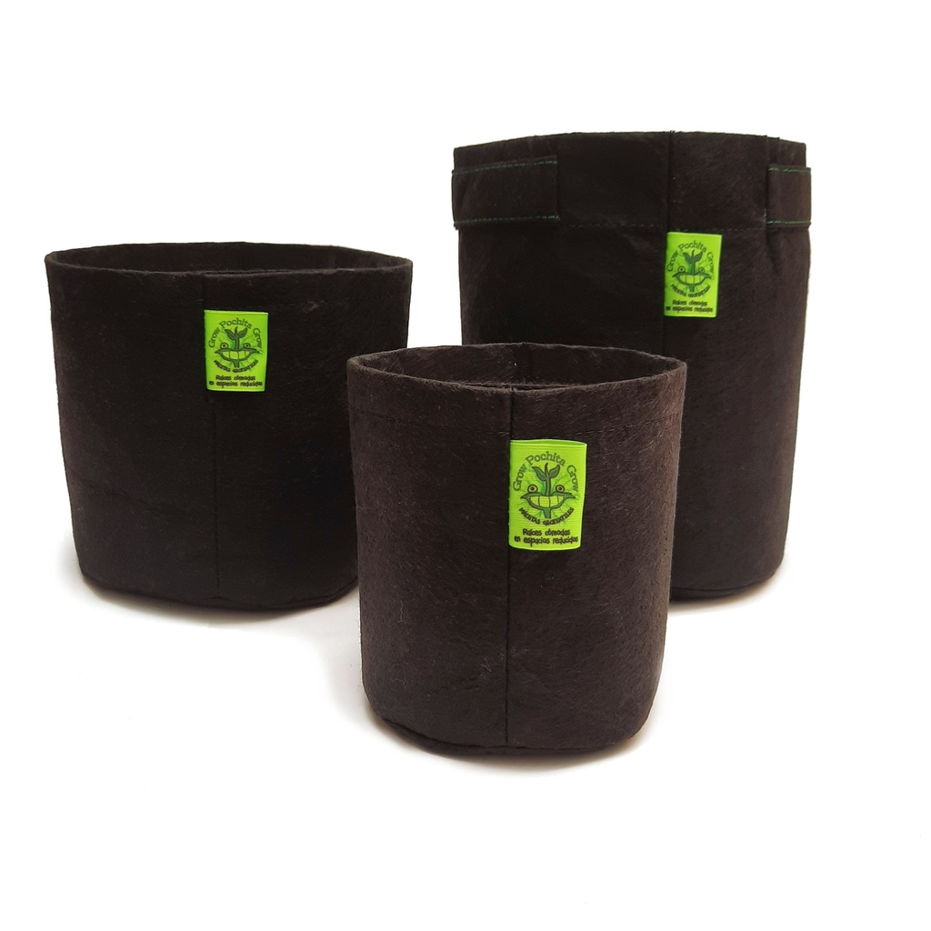 MACETA GEOTEXTIL CON MANIJAS 80L - POCHITA