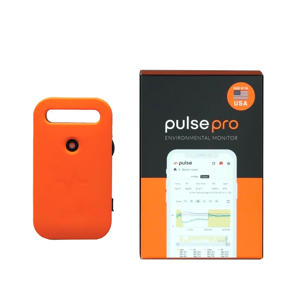 PULSE PRO - MEDIDOR AMBIENTAL: HUM, TEMP, CO2, INT. LUZ(PAR/PPFD Y DLI), ESPECTRO, PUNTO DE ROCIO Y VPD