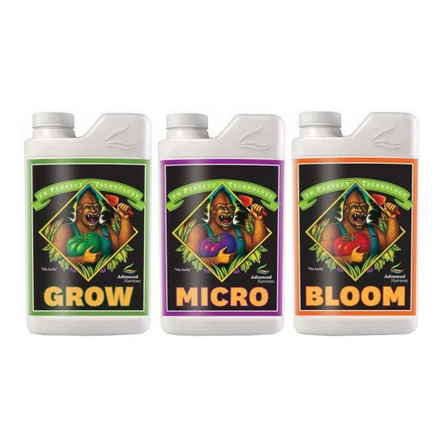 TRIPACK GROW MICRO BLOOM 1 L