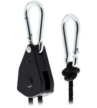 [GHA084] POLEA REGULABLE DE METAL ROPE RATCHET 68KG X 2 UNID