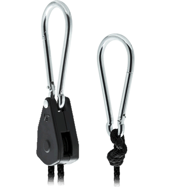 [GHA085] POLEA XL RATCHETS CARABINER 68KG X 2 UNID