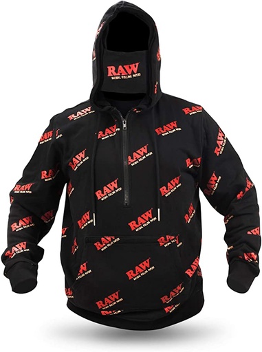 [2159] RAW HOODIE TALLE L (BUZO)