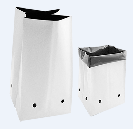 [MDR018] MACETA BOLSA SOPLADA CON DRENAJE LATERAL PRO 8L
